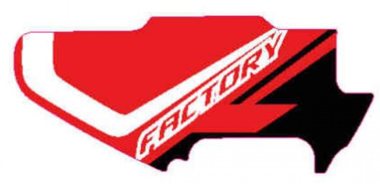 18 - Aufkleber Stangenabdeckung rechts "Factory" Red Boost [RB]