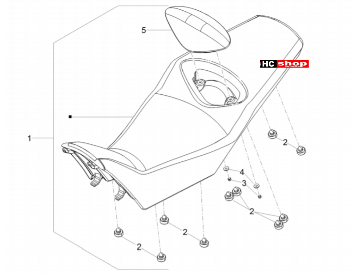 Moto Guzzi V85 TT Travel Pack E5 Aufbau Sitz