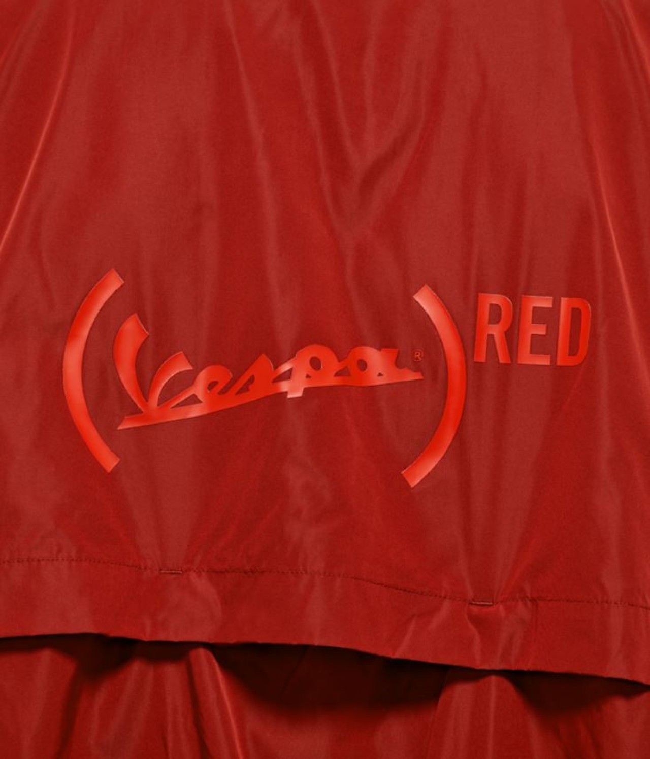 Vespa Regenjacke aus Polyester rot, Serie Vespa Red