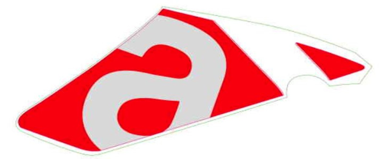 11 - Aufkleber Flanke extern re "a"