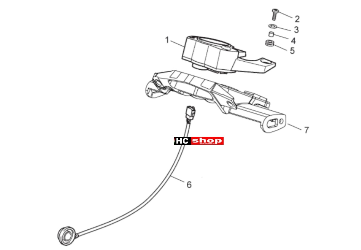 Aprilia SX 50 E2 Limited Edition Rahmen Instrumententafel