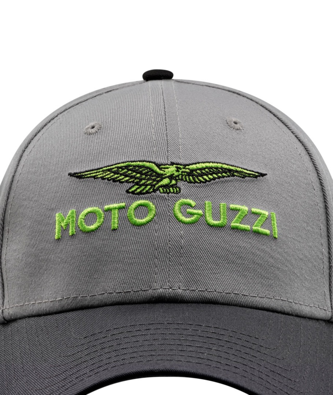 Moto Guzzi Basecap New Era 9Forty in Grau und Schwarz