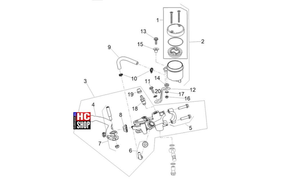 1 - Bremsen-Öltankschraube
