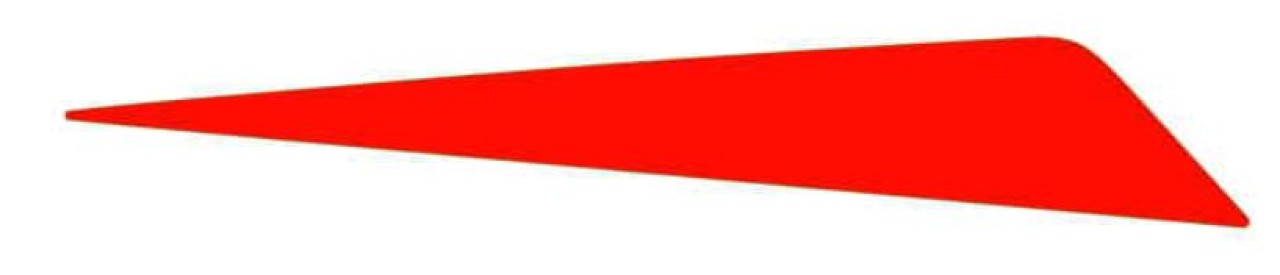 27 - Aufkleber für Sozius-Sattelbezug rechts rot - Fahrzeugfarbe Speed White
