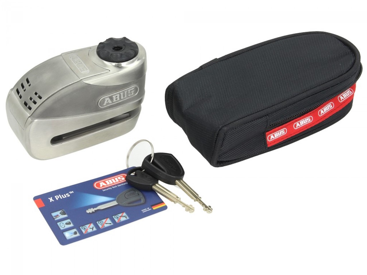 ABUS Bremsscheibenschloss Granit Detecto X Plus 8008, Level 19