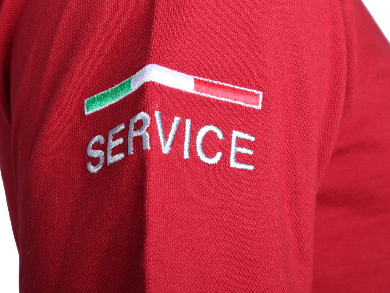 Moto Guzzi Service Polo Shirt kurzarm Werkstattbekleidung rot