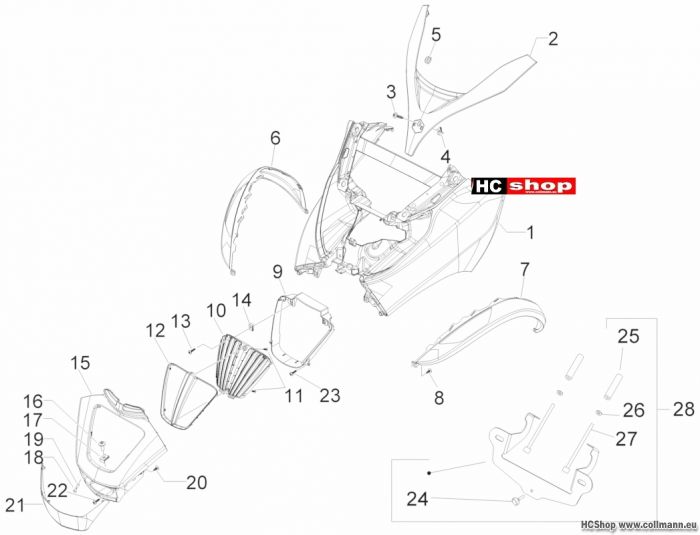 Piaggio Frontschild MP3 300