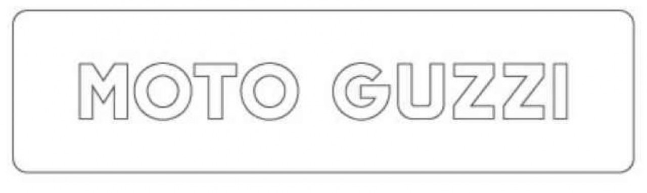 14 - Schild "Moto Guzzi"