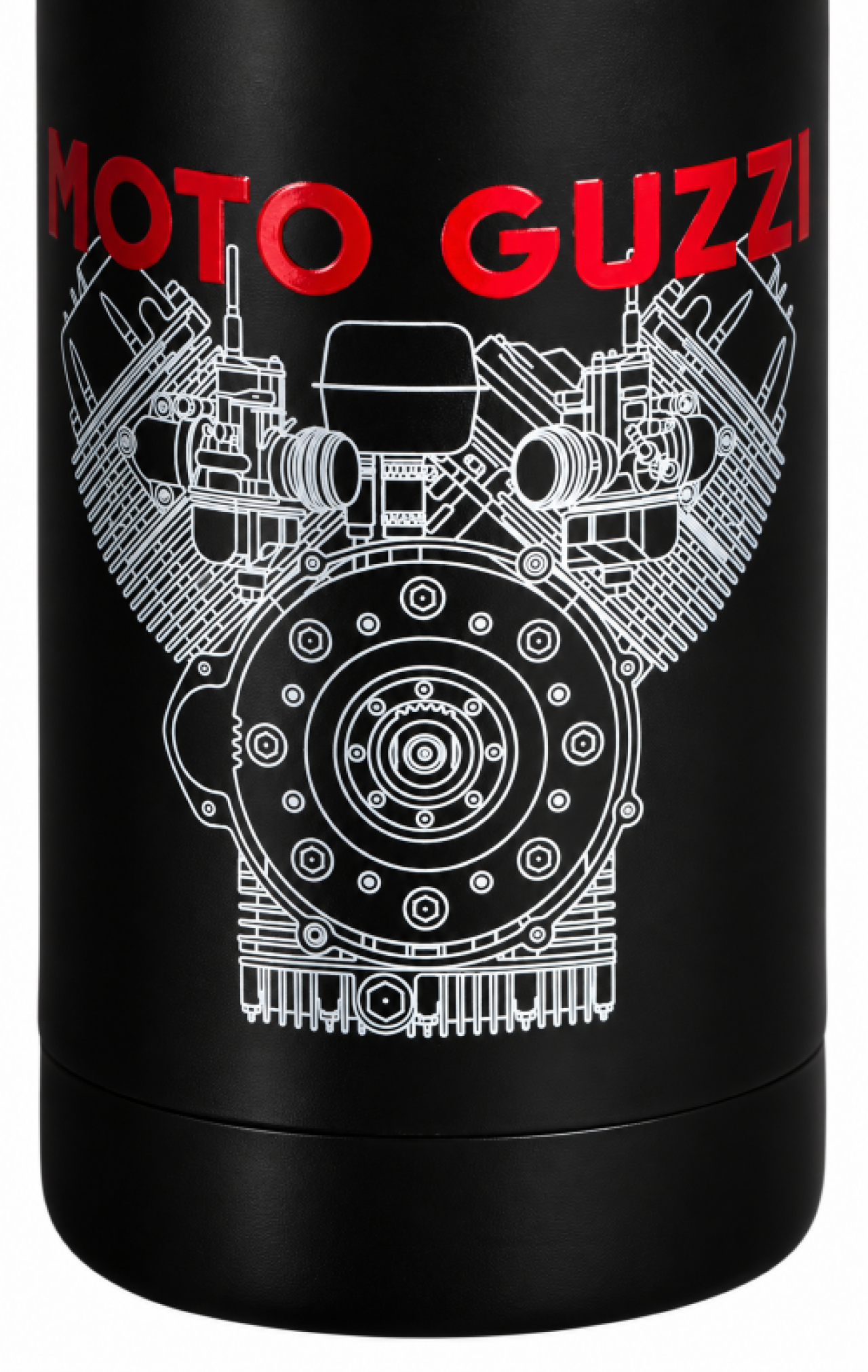 Moto Guzzi Trinkflasche Essential, schwarz, 500 ml