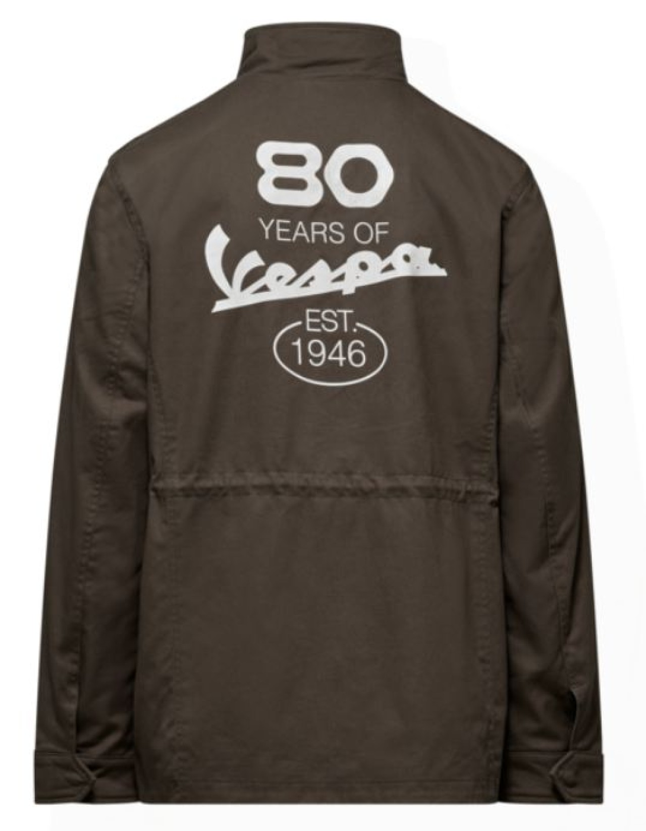 Vespa Jacke aus Baumwolle grün, Jubiläum Vespa 80th