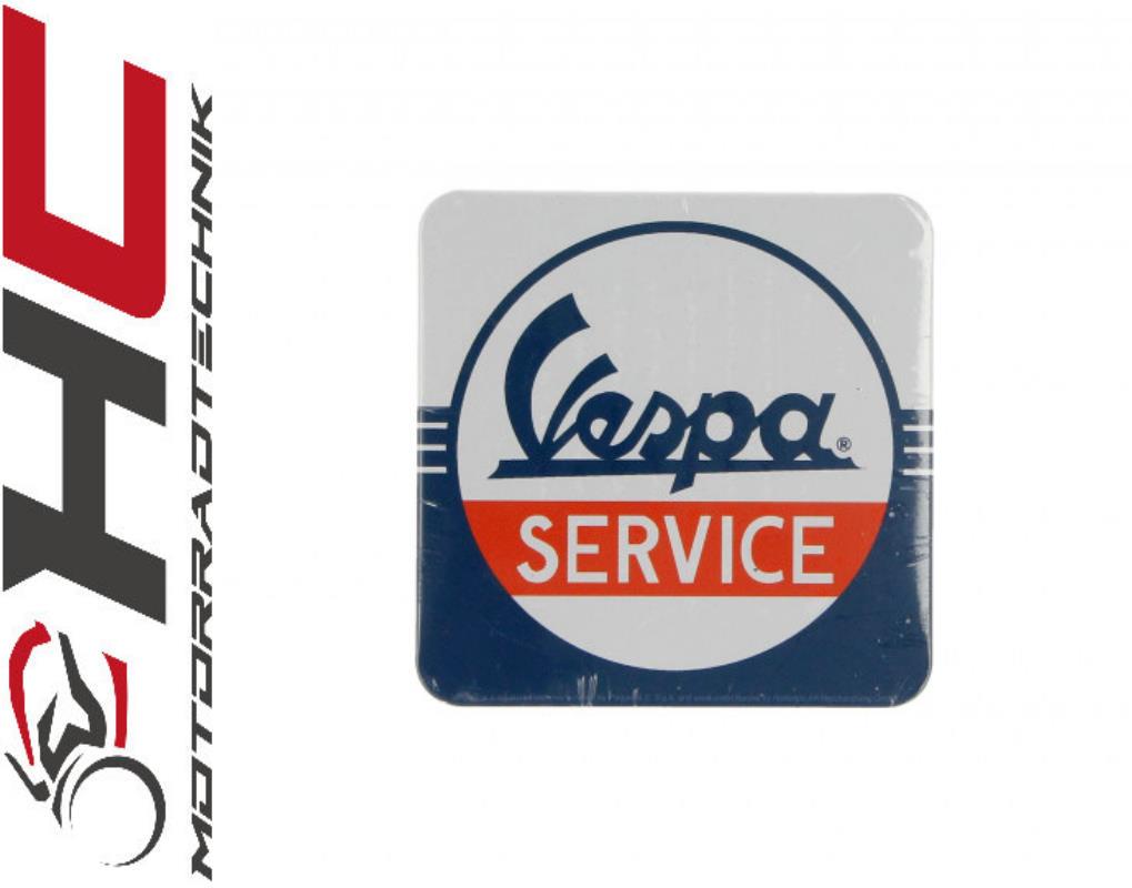 Vespa Untersetzer "Vespa Service"