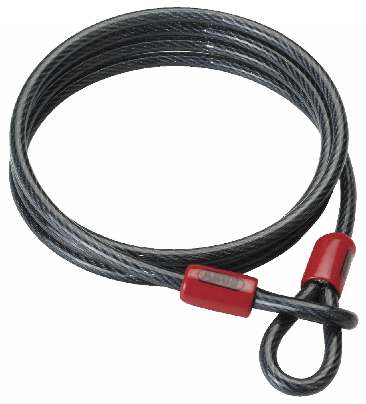 ABUS Schlaufenseil Cobra, 8 mm, 2 m, schwarz/rot