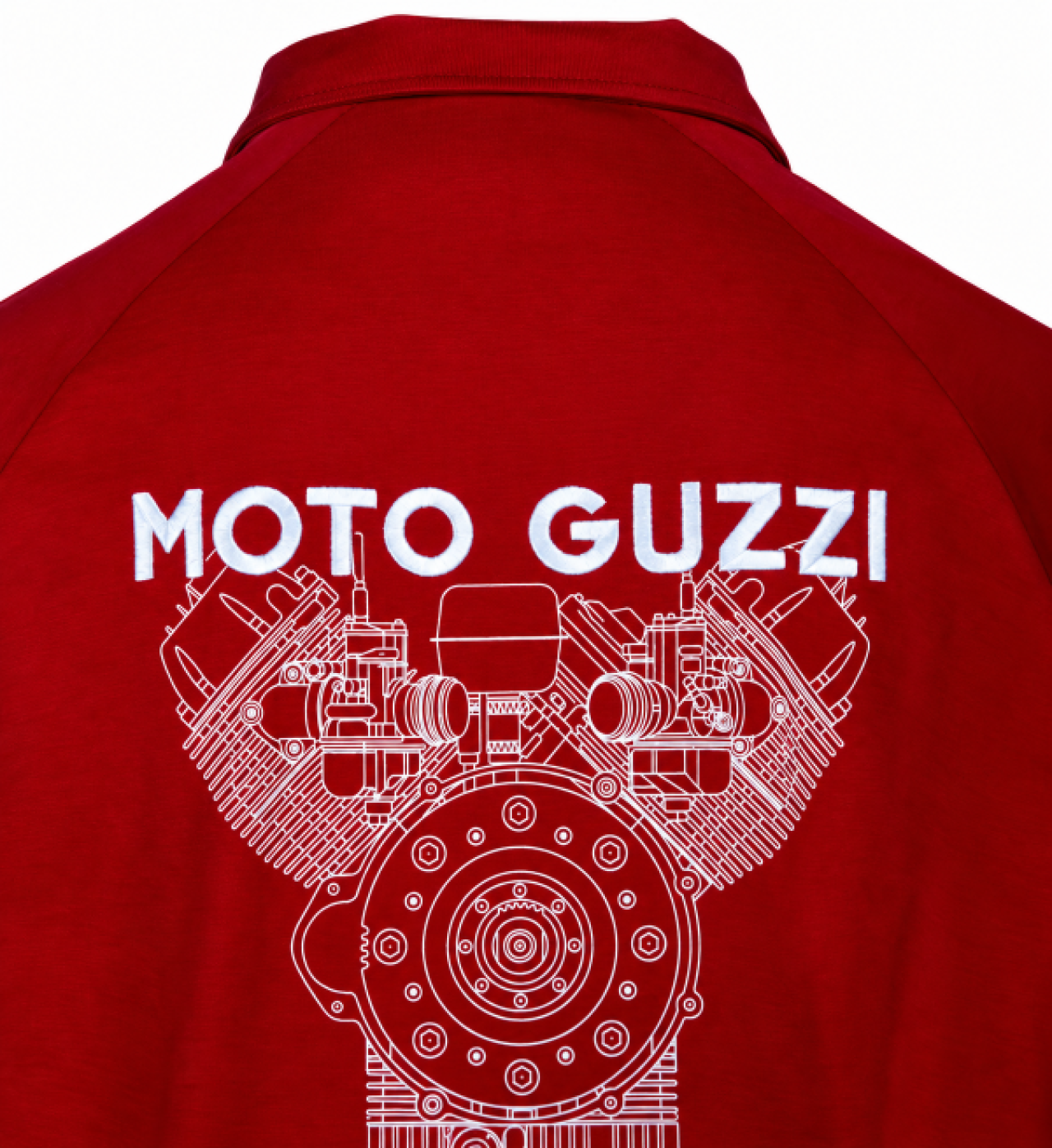 Moto Guzzi Essential Polo Shirt rot