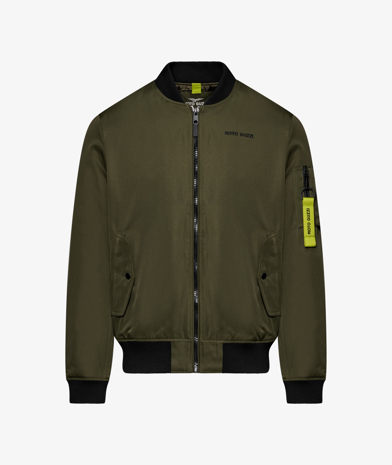 Moto Guzzi Bomberjacke Unisex aus Polyester in Grün