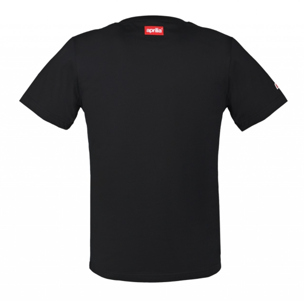 Aprilia Wide Unisex T-Shirt Kollektion 2024, schwarz, Baumwolle
