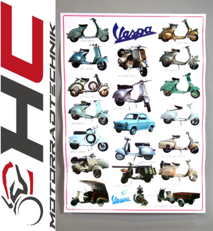 Vespa Poster Vespa 2. Serie