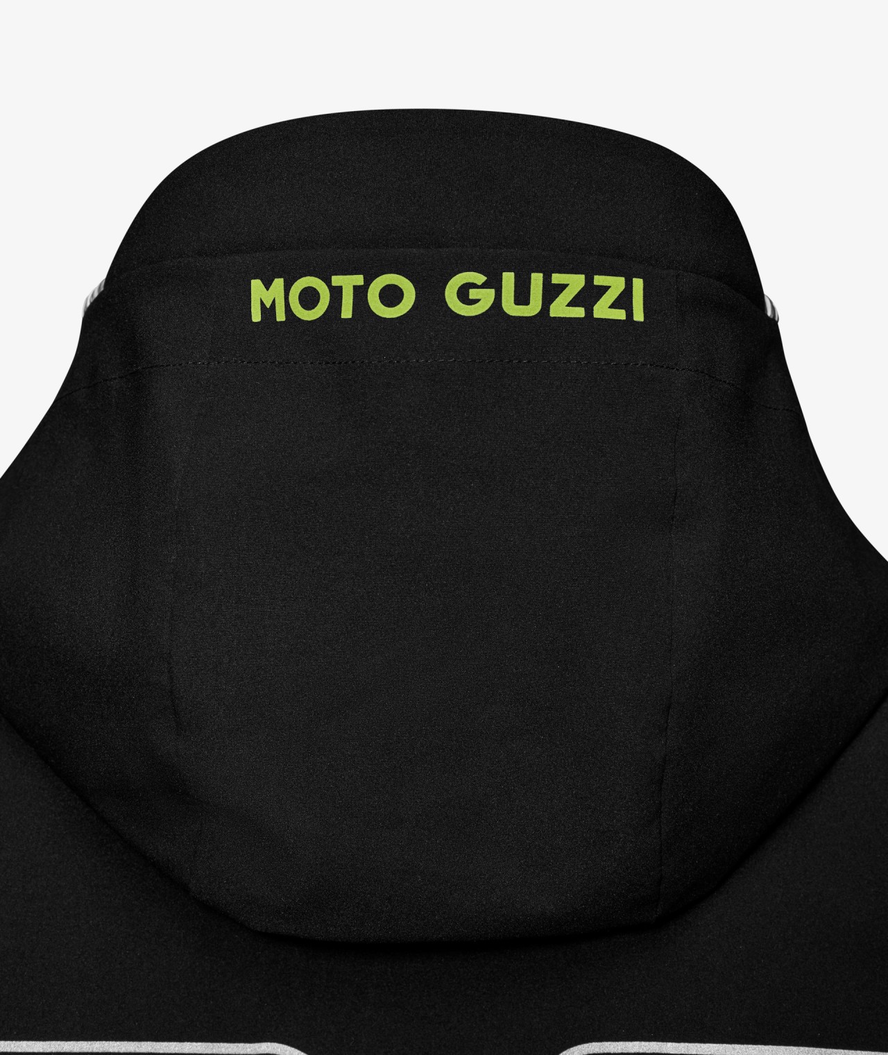 Moto Guzzi Regenjacke schwarz mit reflektierendem Adler