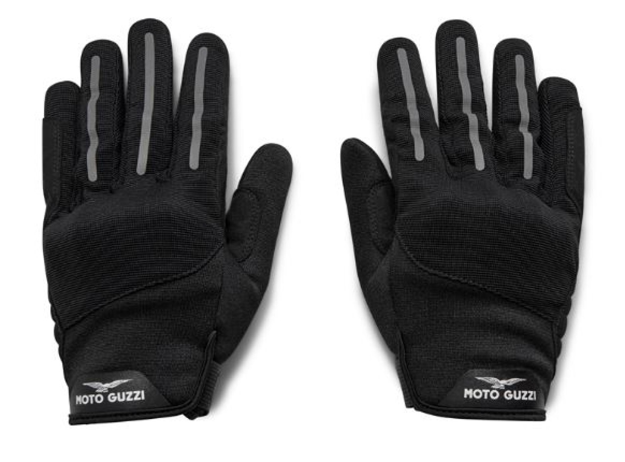 Moto Guzzi Handschuhe Groundspeed Line, kurz, All Season, schwarz