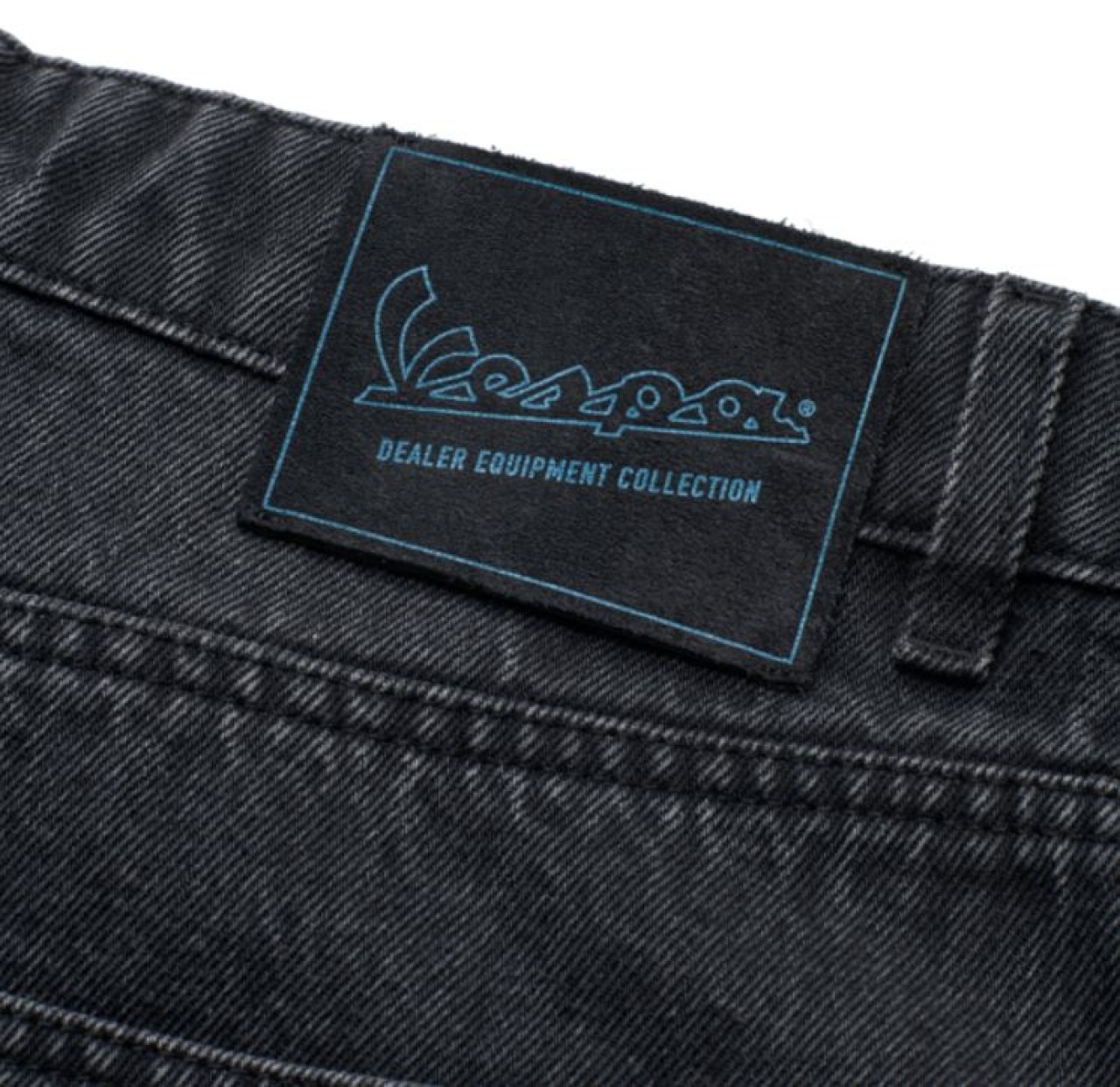 Vespa Hose Jet Black Unisex Baumwolle Vespa DEC