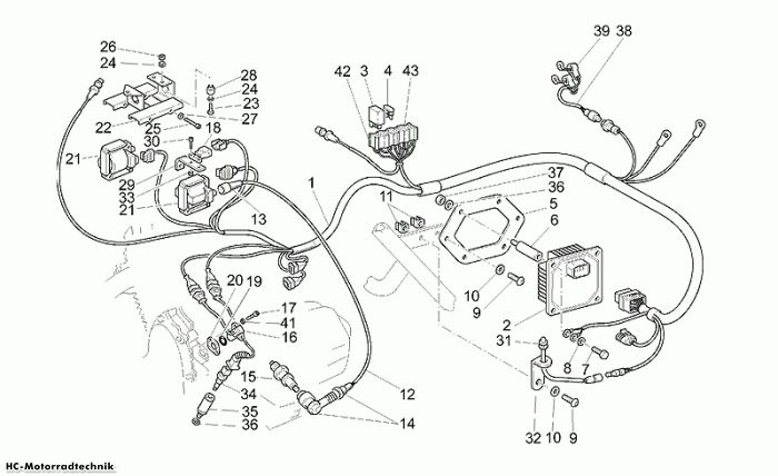 Moto Guzzi Elektrische Anlage California Special 1100