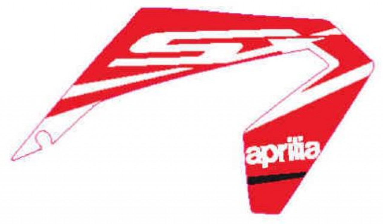 7 - Aufkleber Luftleitblech rechts "SX" Red Boost [RB]