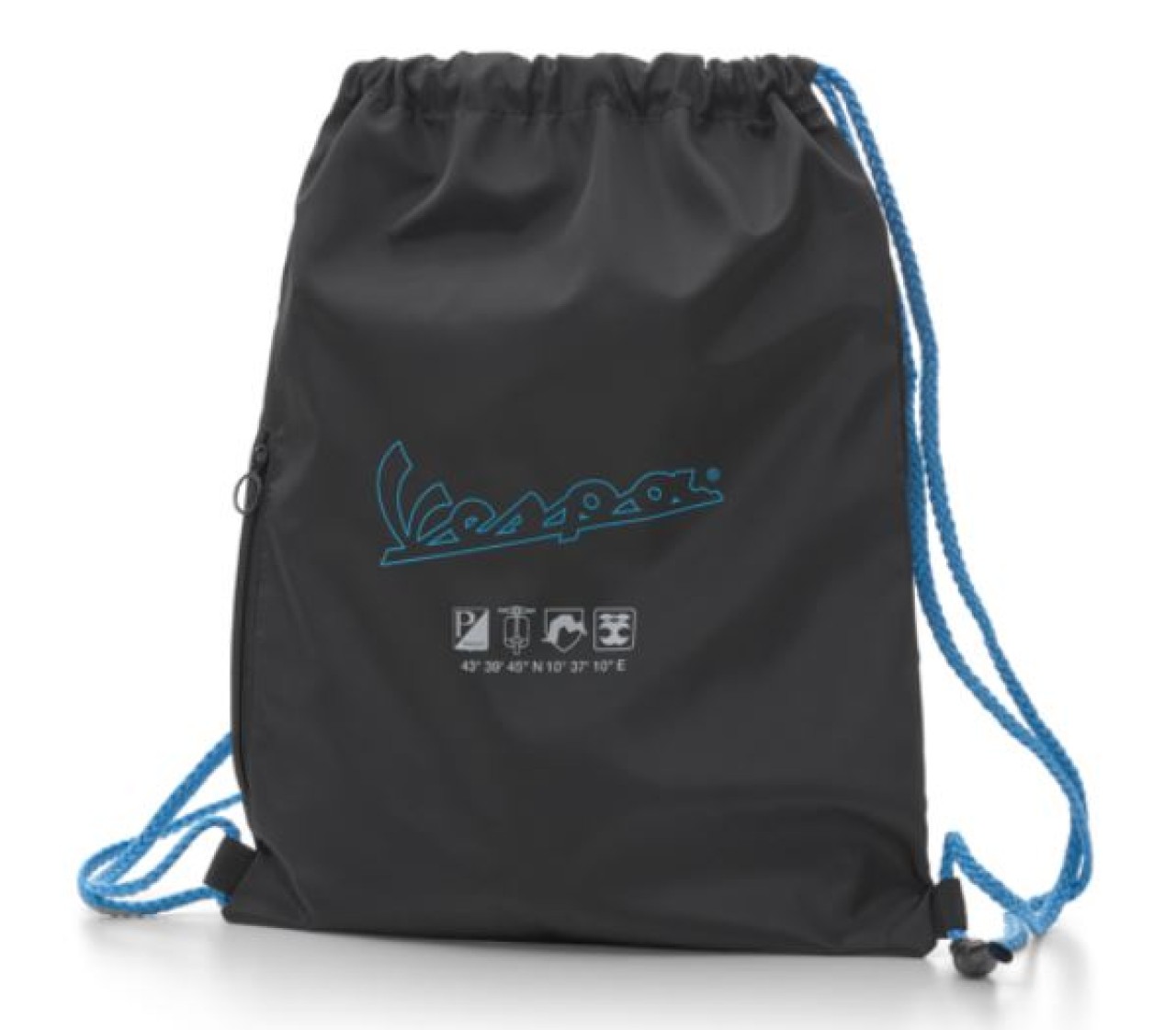 Vespa DEC Rucksack aus Polyester in Schwarz