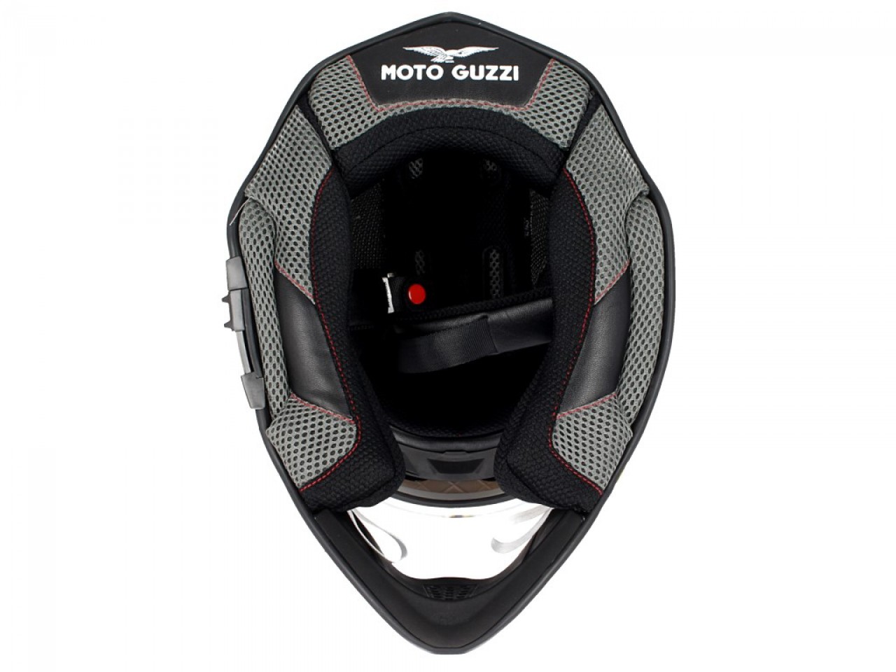 Moto Guzzi Integralhelm Adventure Touring V85, silber-gelb-rot, ECE 22.05