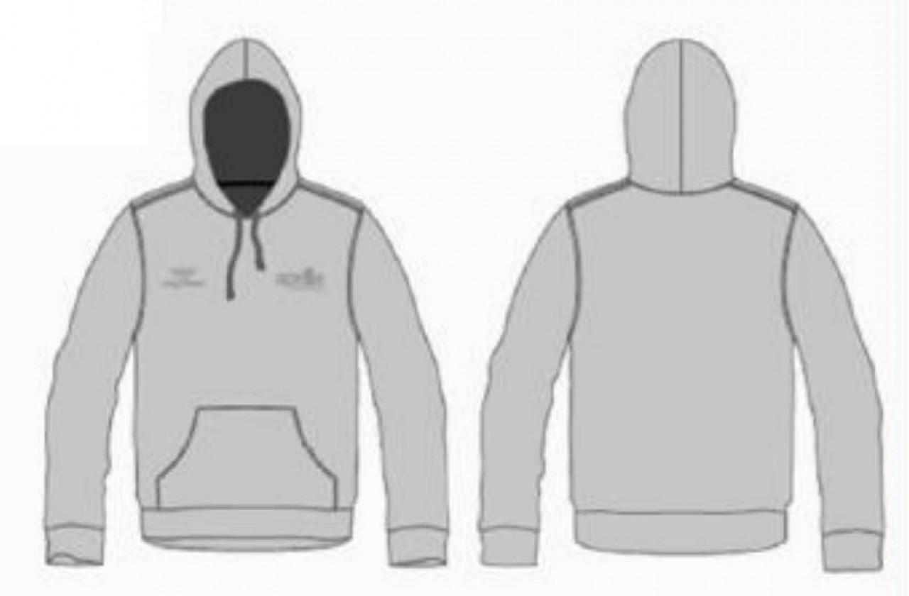 Aprilia Hoodie Herren Travel Line, grau