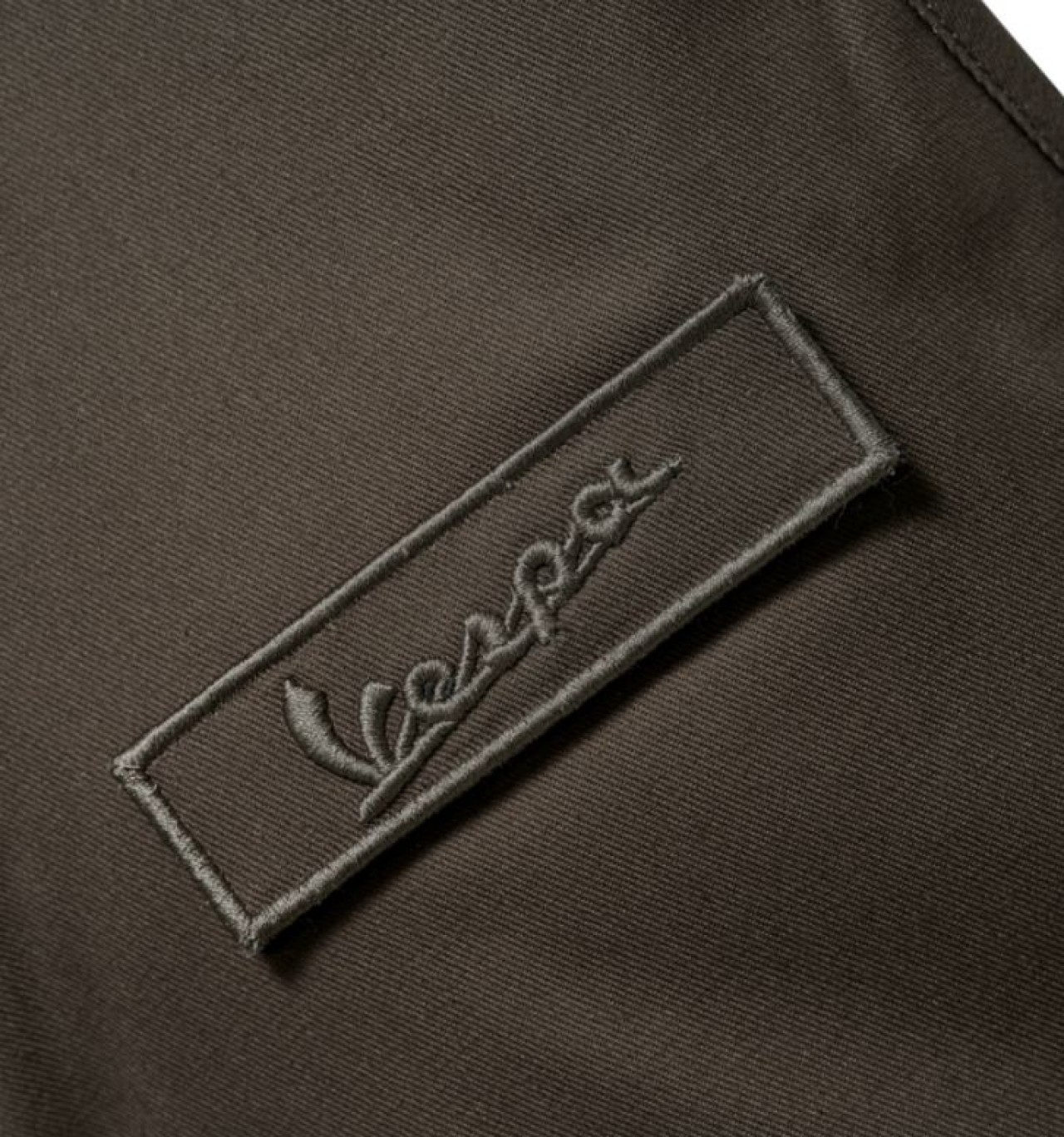Vespa Weste aus Baumwolle grün, Jubiläum Vespa 80th