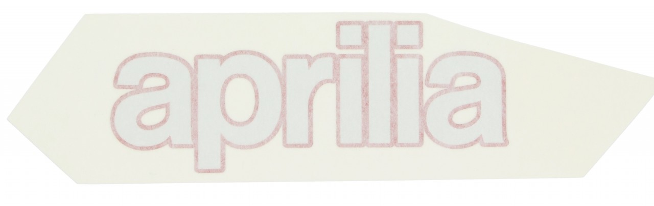1 - Aufkleber R. aprilia Fahrzeugfarbe-Rot Shine (t.B.860458)[red]