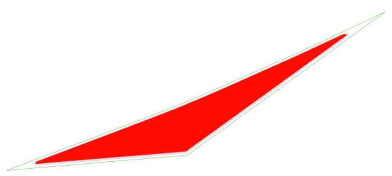 24 - Deko Heckteil li. "RED" - Fahrzeugfarbe Speed White