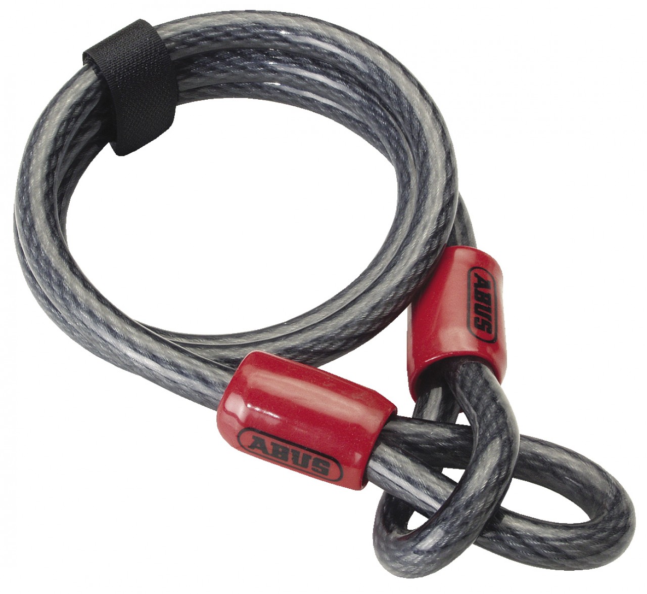 ABUS Schlaufenseil Cobra, 12 mm, 1,20 m, schwarz/rot