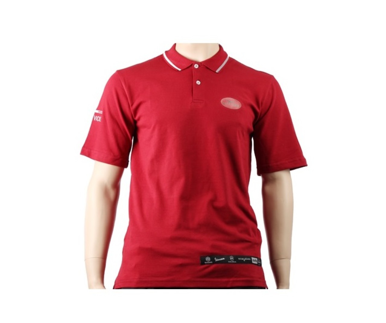 Moto Guzzi Service Polo Shirt kurzarm Werkstattbekleidung rot