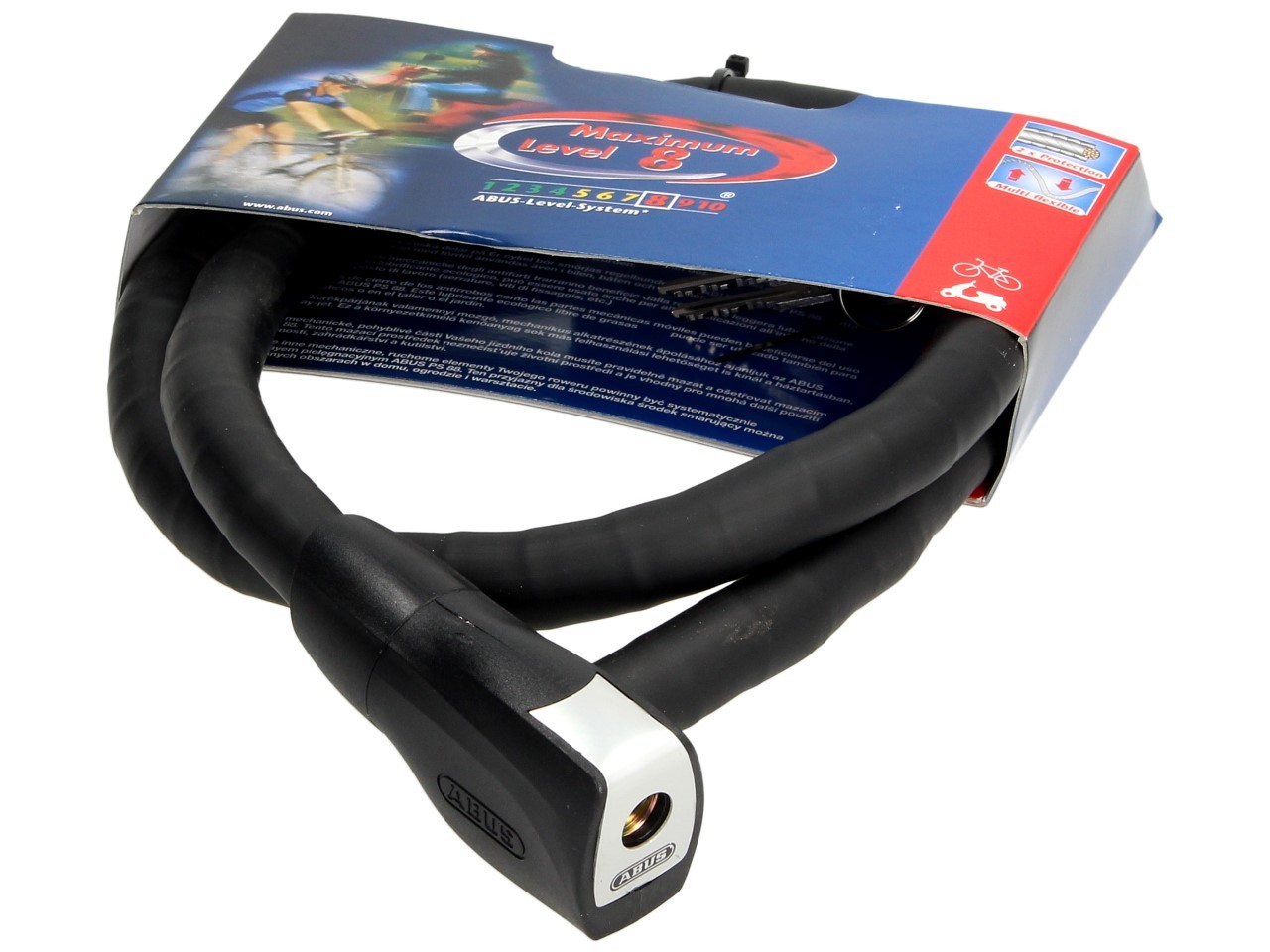 ABUS Kabelschloss Centuro 860, 1,10 m, schwarz