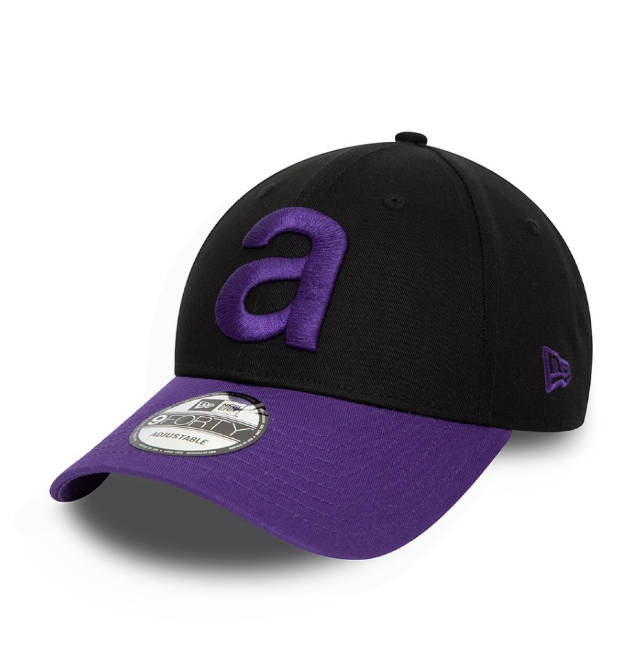 100 - Aprilia Basecap schwarz, lila, New Era Contrast 9Forty