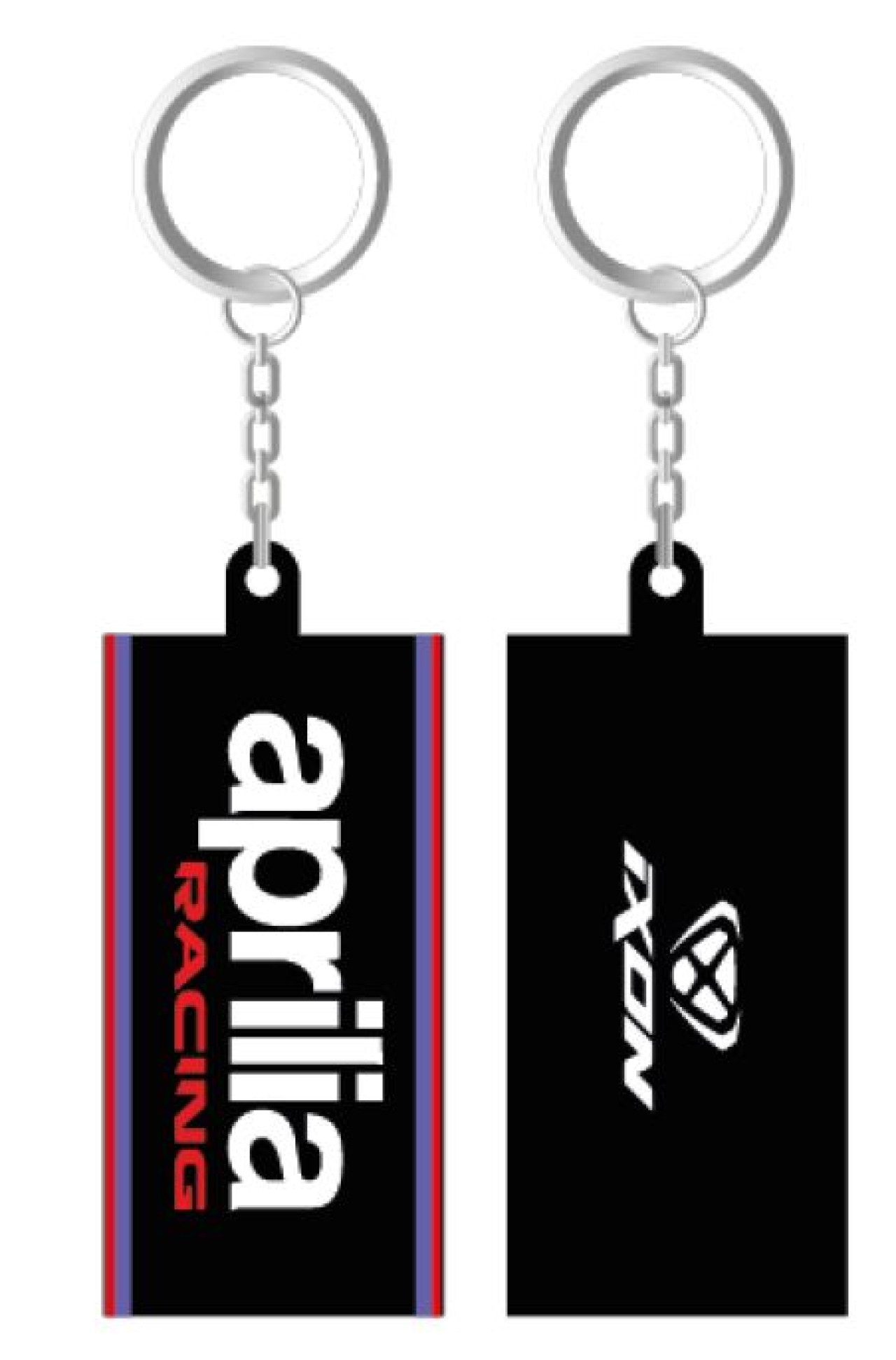 Aprilia Racing Schlüsselanhänger aus PVC, 60 x 30 mm