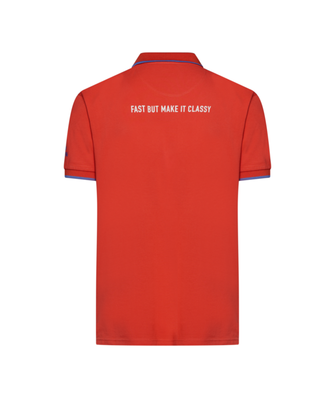 Vespa Polo Shirt aus Baumwolle orange, Serie Flame