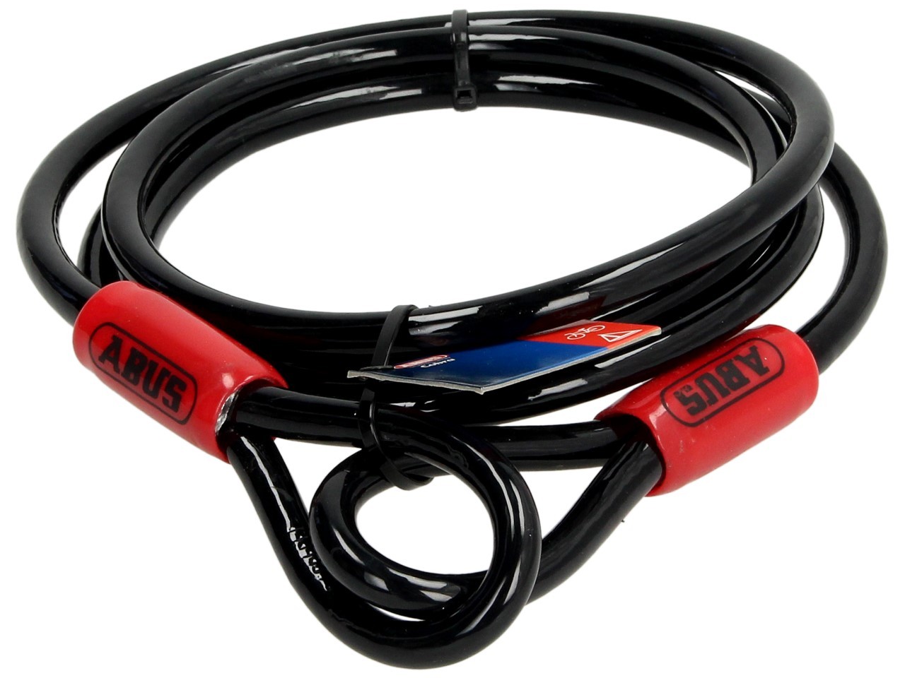 ABUS Schlaufenseil Cobra, 10 mm, 2 m, schwarz/rot