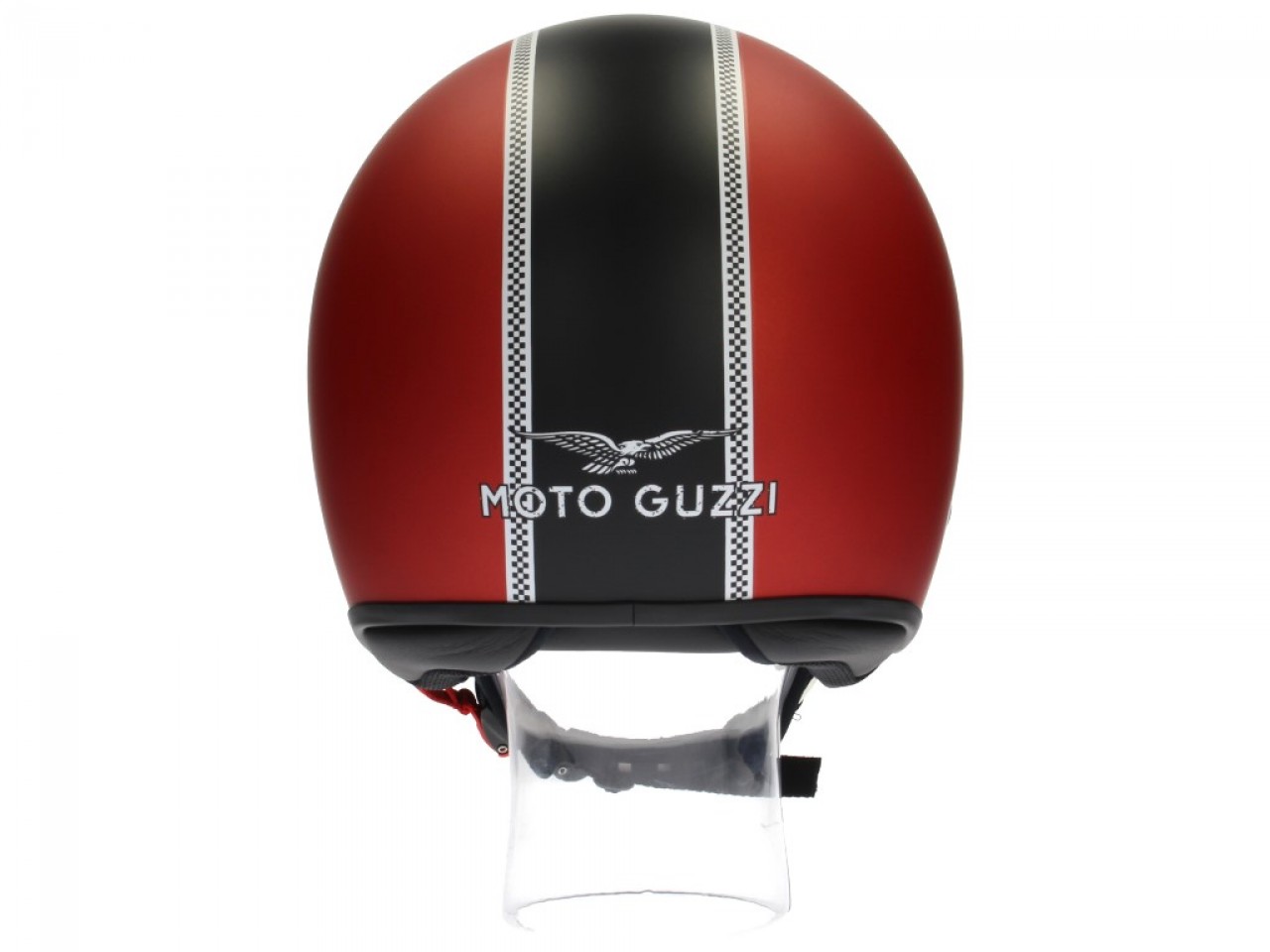 Moto Guzzi Jethelm Racing 29, rot-schwarz matt, Fiberglas, ECE 22.05