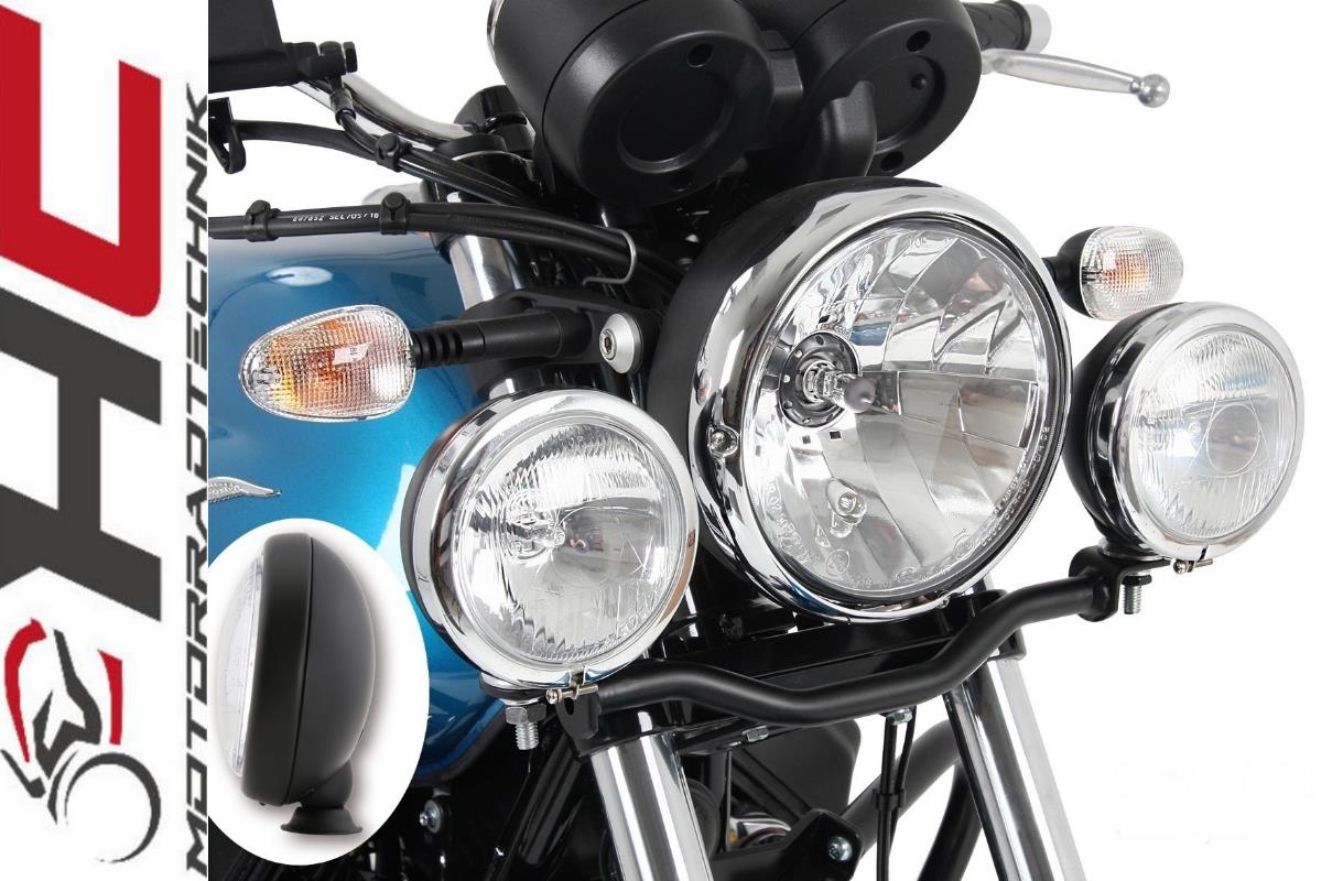 Hepco & Becker Twinlight Set Zusatzscheinwerfer schwarz Moto Guzzi V7 III