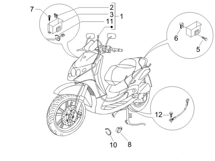 Piaggio Hauptkabelbaum Beverly 125