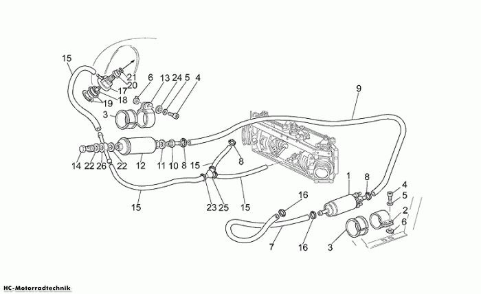Moto Guzzi Einspeisung California EV/EV Touring/80 1100