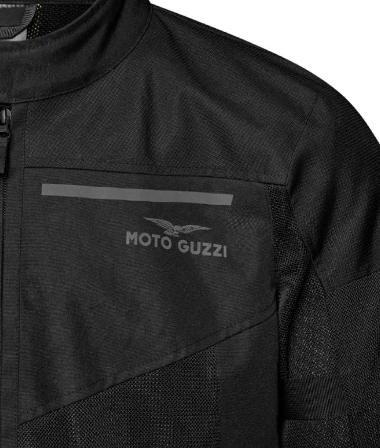 Moto Guzzi Groundspeed Line Textiljacke Mesh schwarz