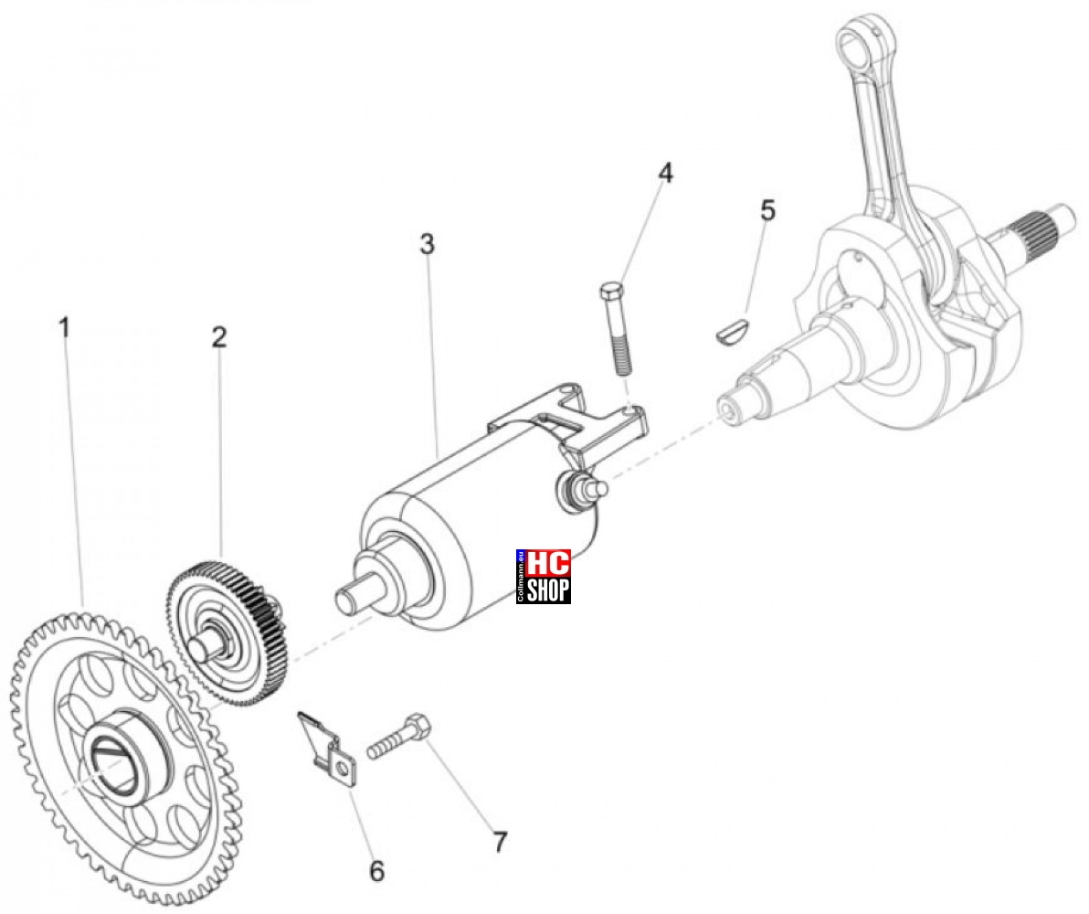 Aprilia RX 125 E5 - Motor - Zündung/Elektrischer Anfang
