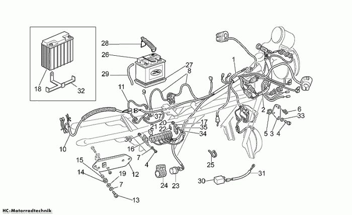 Moto Guzzi Batterie California EV/EV Touring/80 1100