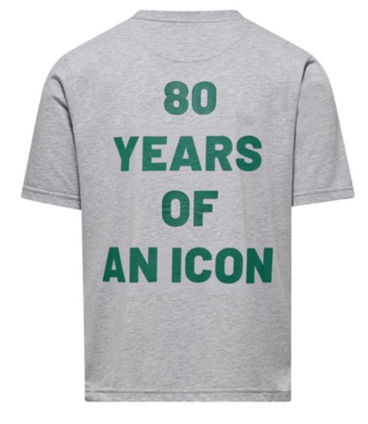 Vespa T-Shirt aus Baumwolle grau, Jubiläum Vespa 80th