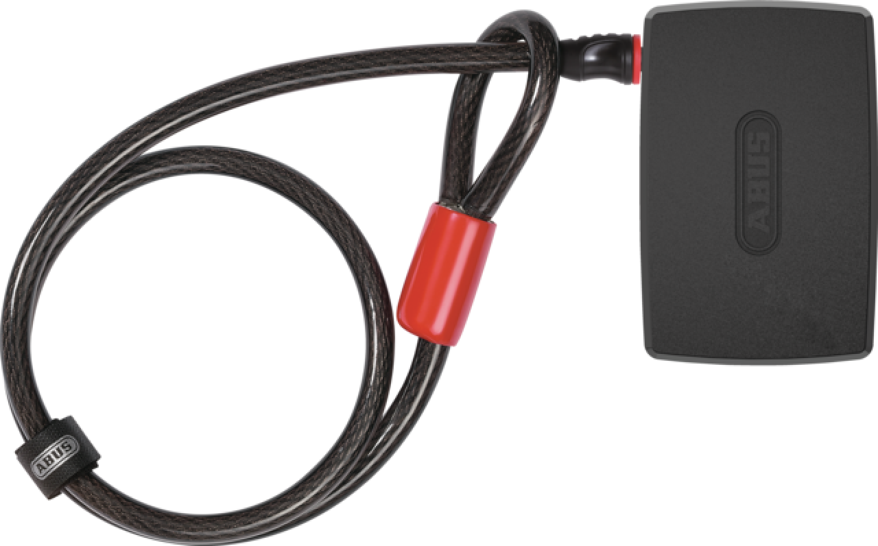 ABUS Alarmbox 2.0 mit Kabel, schwarz, 12 mm, 1,06 m