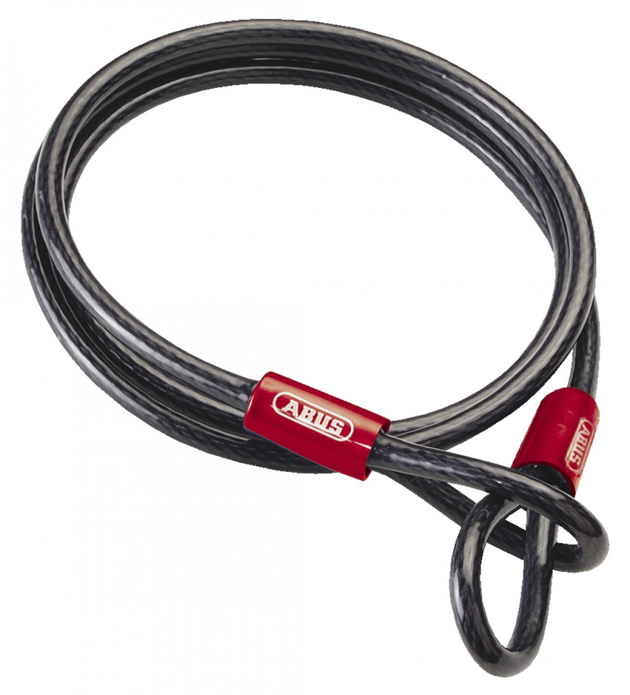 ABUS Schlaufenseil Cobra, 10 mm, 2,20 m, schwarz/rot
