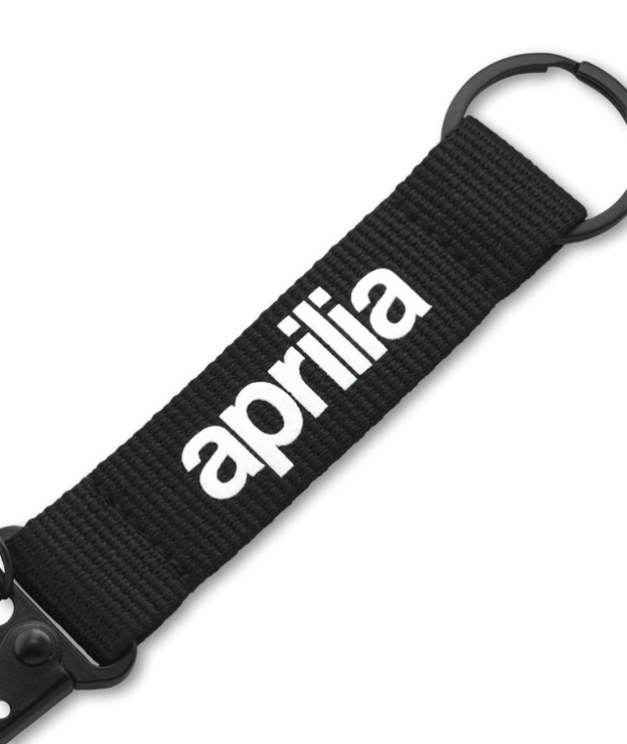 Aprilia Schlüsselanhänger Polyesterband in Schwarz