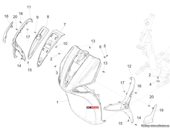 Piaggio Liberty 50 iGet Frontschild